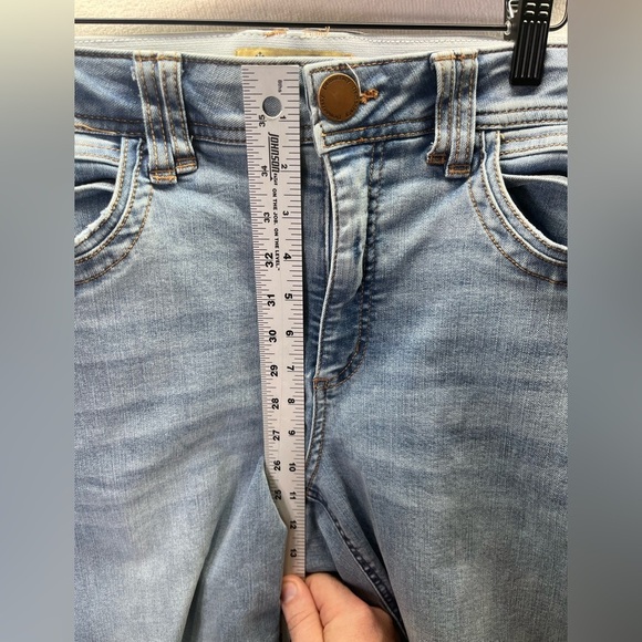 Democracy Ab Technology Distressed Jeggings Jeans Womens 16W Plus stretch 2128 - Picture 5 of 10